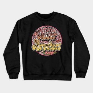 Graphic Proud Miser Name Flower Birthday 70s 80s 90s Vintage Styles Crewneck Sweatshirt